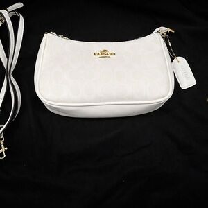 Coach White Shoulder Bag